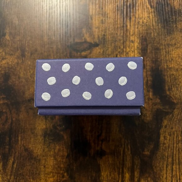 Laduree Box Paris, France 2015 4” X 4” X 2" Dark Blue (Rare) - Picture 4 of 6